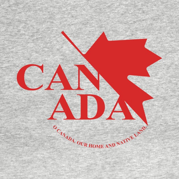 CANADA Oh Canada Maple leaf nerv logo by StubbleBubble